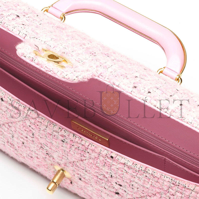 CHANEL LARGE FLAP BAG WITH TOP HANDLE AS5807 (30*12.5*5cm) 